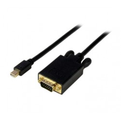 6 ft Mini DisplayPort to VGA Adapter Converter Cable mDP to VGA 1920x1200 Black - Startech