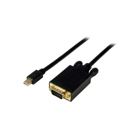 6 ft Mini DisplayPort to VGA Adapter Converter Cable mDP to VGA 1920x1200 Black - Startech