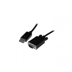 6 ft DisplayPort to VGA Adapter Converter Cable DP to VGA 1920x1200 Black - Startech