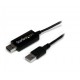2 Port USB Keyboard Mouse Switch Cable w File Transfer for PC and Mac - Startech