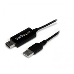 2 Port USB Keyboard Mouse Switch Cable w File Transfer for PC and Mac - Startech