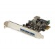4 Port PCI Express USB 3.0 Card - 3 External and 1 Internal - Native OS Support in Windows 8 and 7