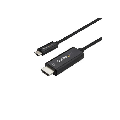USB C to HDMI Cable - 2m - Black - 4K at 60Hz - Thunderbolt 3 Compatible - USB C Cable - Computer Monitor Cable - Startech