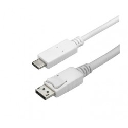 USB C to DisplayPort Cable - 3m - White - 4K 60Hz - Thunderbolt 3 Compatible - USB C Cable - USB C Video Adapter - Startech