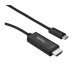 USB C to HDMI Cable - 3m - Black - 4K at 60Hz - Thunderbolt 3 Compatible - USB C Cable - Computer Monitor Cable - Startech