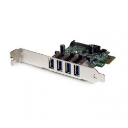 4 Port PCI Express PCIe SuperSpeed USB 3.0 Controller Card Adapter