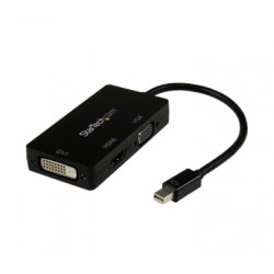 Mini DisplayPort to VGA DVI HDMI Adapter3-in-1 mDP Converter - Startech