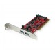 2 Port PCI SuperSpeed USB 3.0 Adapter Card with SATA Power - Startech