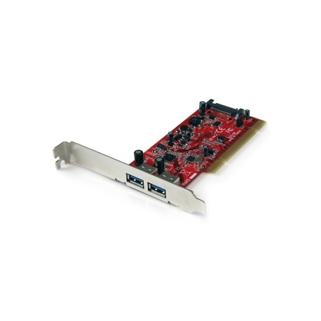 2 Port PCI SuperSpeed USB 3.0 Adapter Card with SATA Power - Startech