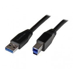 Active USB 3.0 USB-A to USB-B Cable - M/M - 5m (15ft) - Startech