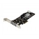 4 Port Dual Bus PCIe SuperSpeed USB 3.0 Adapter Card with LP - Startech