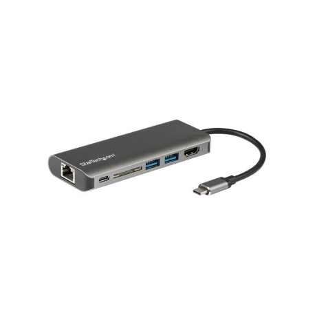 USB C Multiport Adapter with HDMI - 4K - Mac / Windows - SD - 2x USB-A - 1x USB-C - 60W PD 3.0 - USB C to USB 3.0 Hub
