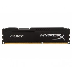 Mémoire Kingston 4GB DDR3- 1600MHz Non-ECC CL 10 DIMM Fury Black Series - Kingston