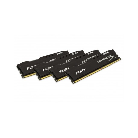 Mémoire Kingston DDR4 - 2400 Mhz - 64GB C15 - Fury Black K4 ( 4x16GB ) KHX - Kingston