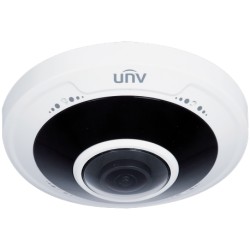 UNIVIEW 4 MEGAPIXEL 1.6MM LENS OUTDOOR FISHEYE DOME IP CAMERA