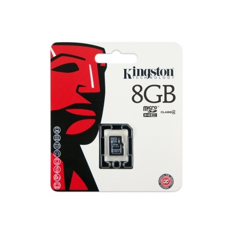 Kingston Secure Digital 8GB microSDHC C4 w/o Adap