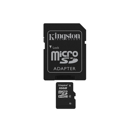 Kingston Secure Digital 16GB microSDHC Class 4